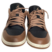 Nike Air Jordan 1 Low in Brown And Black Leather