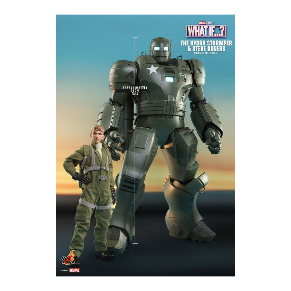 56cm What If Steve Rogers & Hydra Stomper Collectable Action Figure