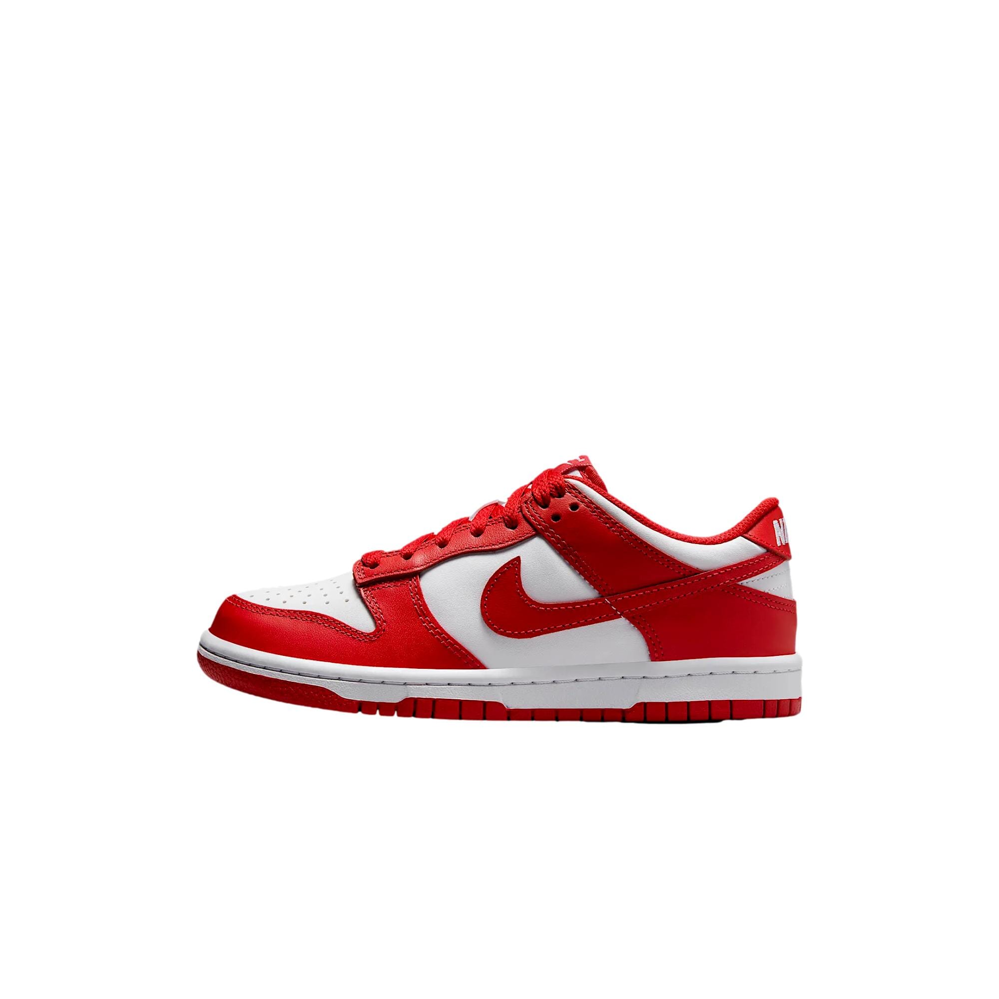 Grade-School Nike Dunk Low White/University Red FB9109-119