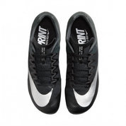 Unisex Zoom Rival Sprint Running Shoes In Black/black/metallic Silver