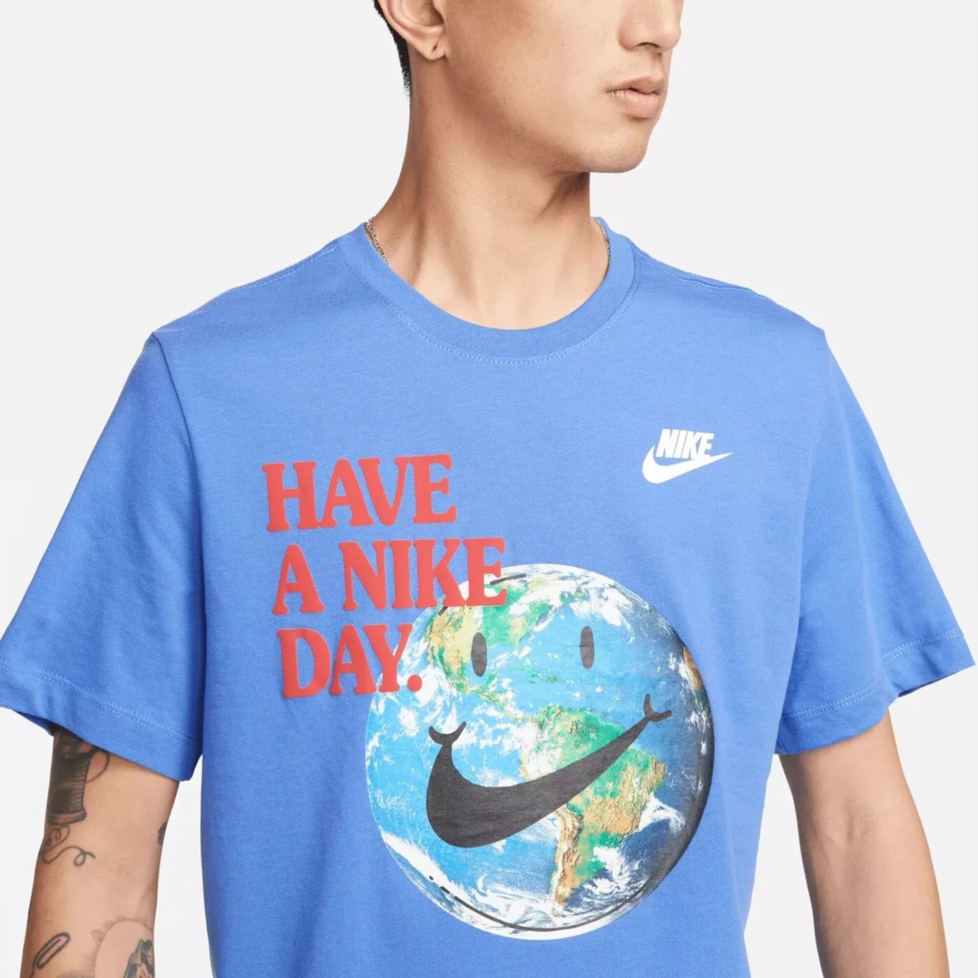Nike Have A Nike Day' T-Shirt Racer Blue  DM6331-432 Men's