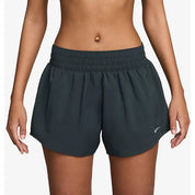 Nike One Shorts Womens Seaweed 3" Dri-FIT Mid Rise Brief Lined Active DSGL145