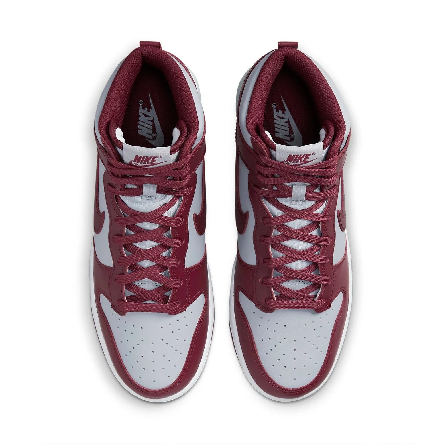 Men's Nike Dunk High Retro DD1399-600 Sneakers Dark Beetroot Gray Lifestyle Shoes