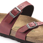 Women's Mayari Vegan Pull Up Sandal In Bordeaux