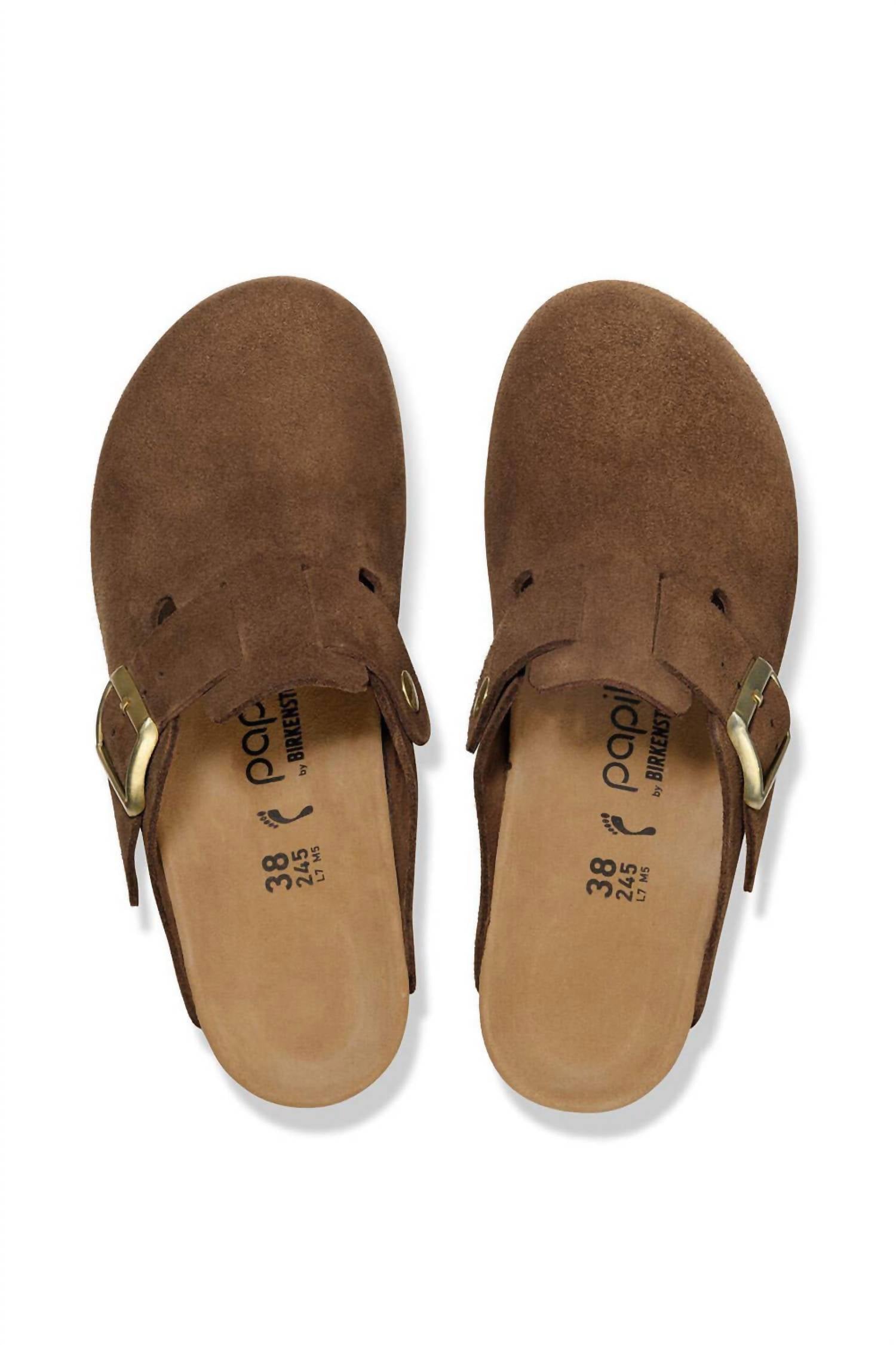 Women's Fanny Wedge In Dark Tea