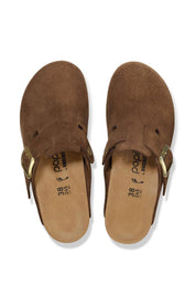 Women's Fanny Wedge In Dark Tea