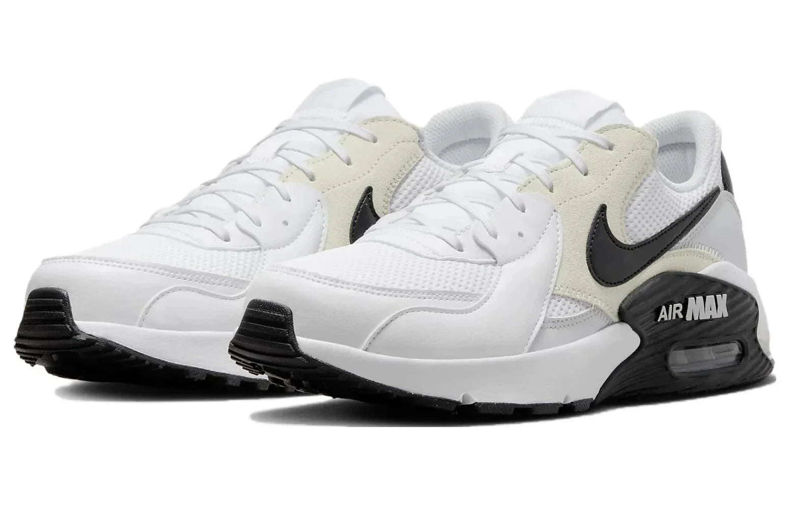 Men's Nike Air Max Excee FN7304-100 Sneaker White Black Lifestyle Shoes ZAP665