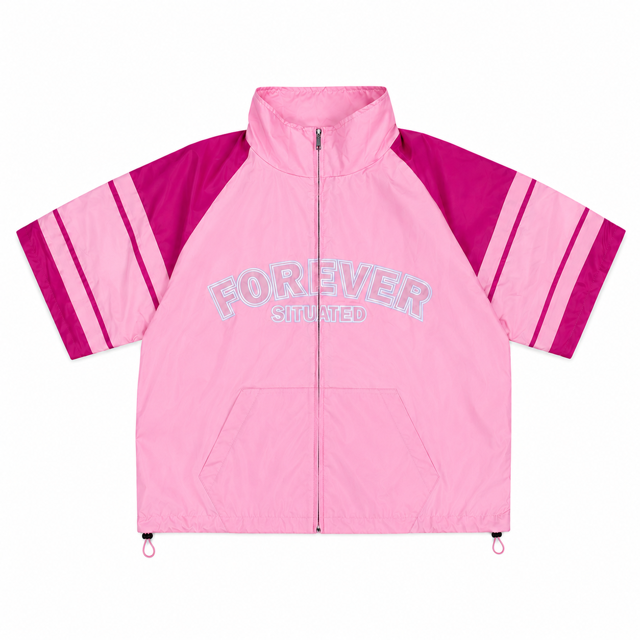 Men's Forever Situated Track Top Pink trcksspgtee-pnk