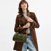 Coach Outlet Rowan Satchel Bag In Signature Canvas