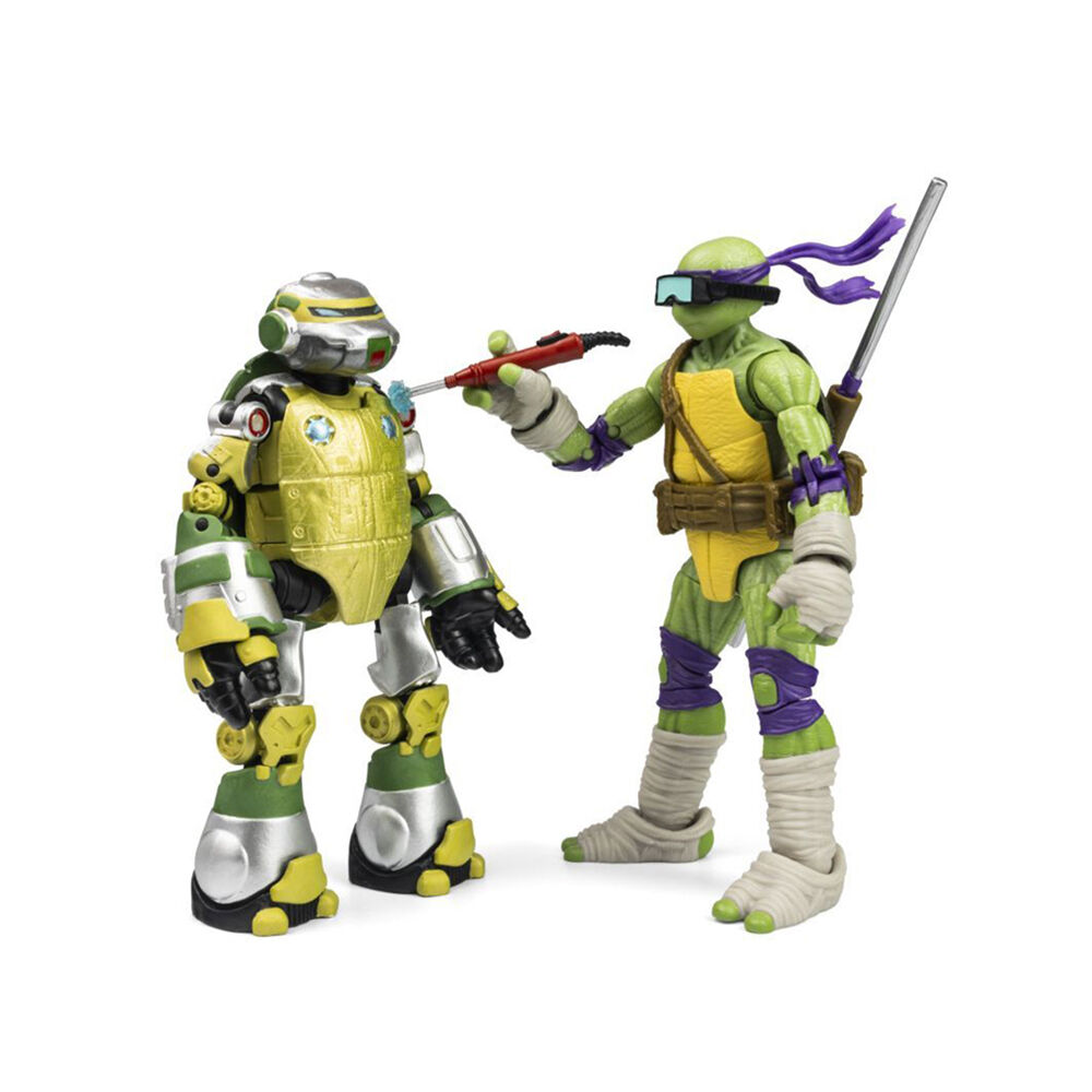 2pc Funko Teenage Mutant Ninja Turtles Metalhead & Donatello 1:15 Figure Set
