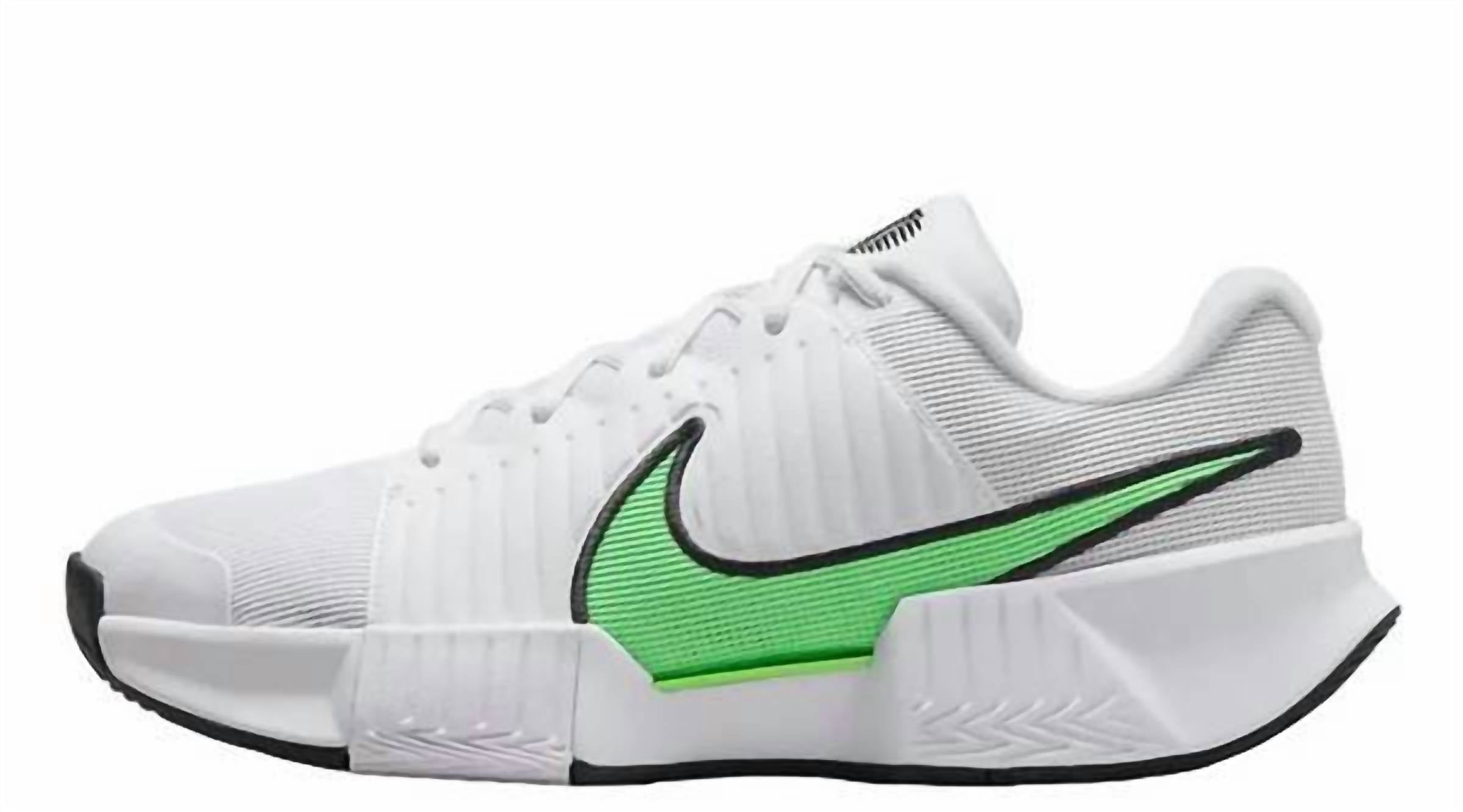 Men Zoom Gp Challenge Pro Hc Shoe In White/black/poison Green