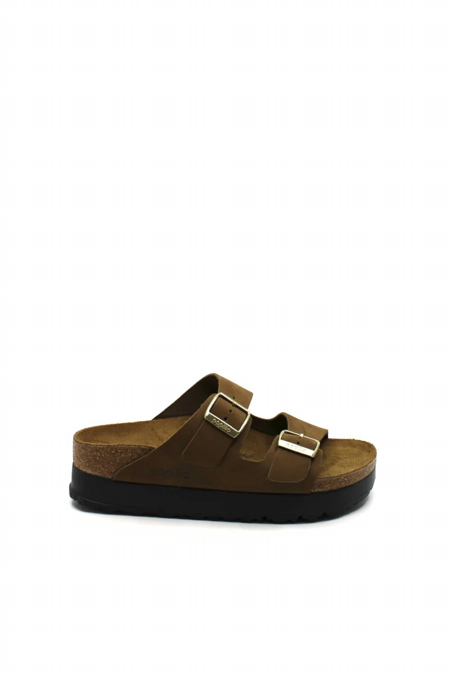 Women's Arizona Platform Sandal In Dark Tea