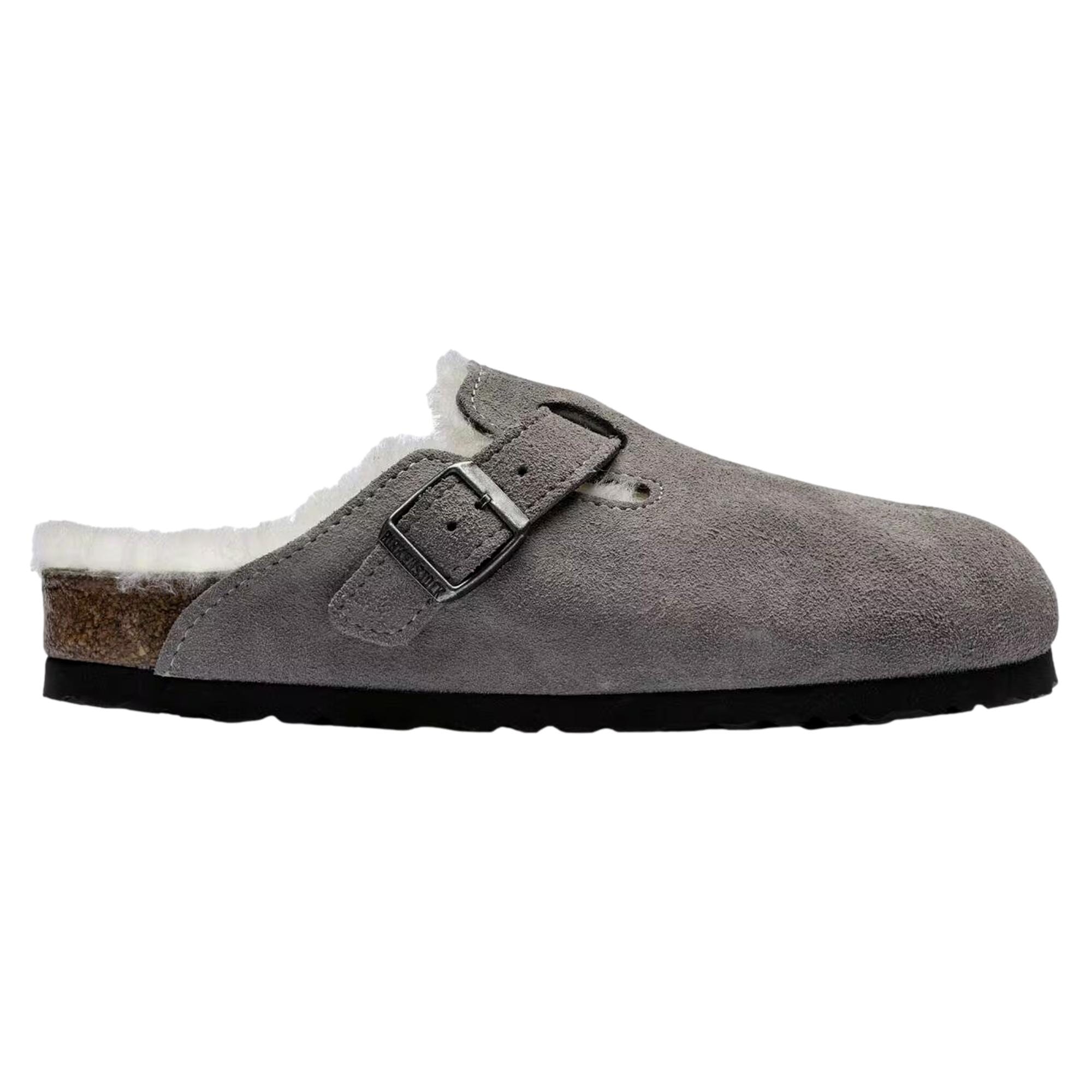 Women's Birkenstock Boston VL / Shearling Stone Coin 1017650