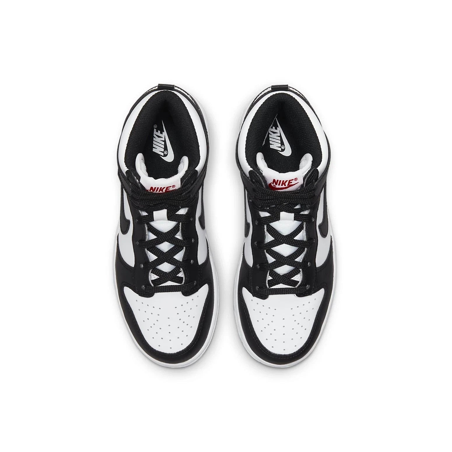 Nike Dunk High "Panda" DD2314-103 Sneaker Kids US  White Black Lifestyle Shoes