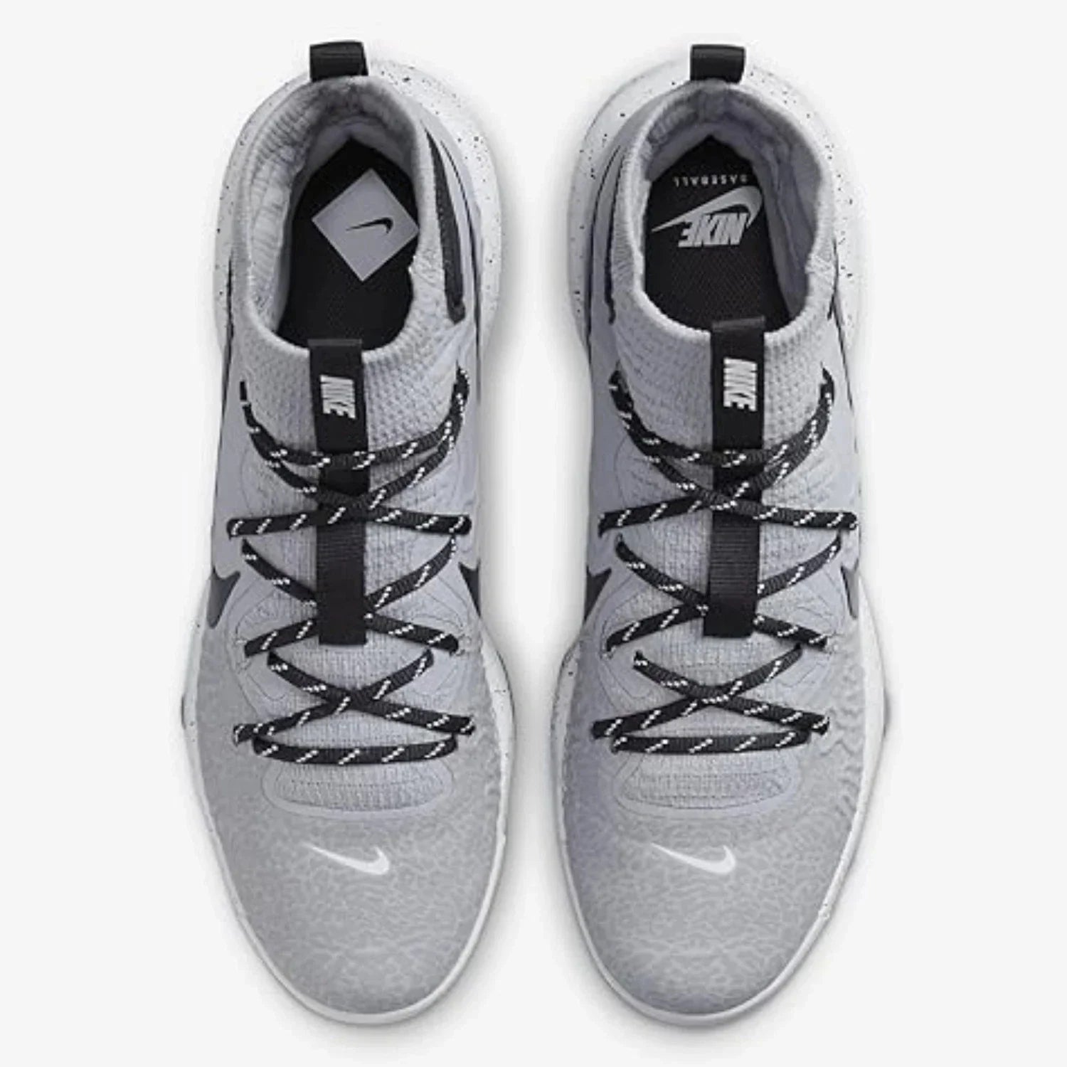 Nike Alpha Huarache NXT MCS DJ6519-003 Men's Gray Molded Baseball Cleats LIQ615