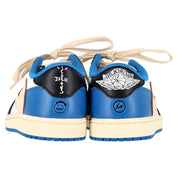 Nike x Travis Scott x Fragment Air Jordan 1 Low OG SP Sneakers in Multicolor Leather