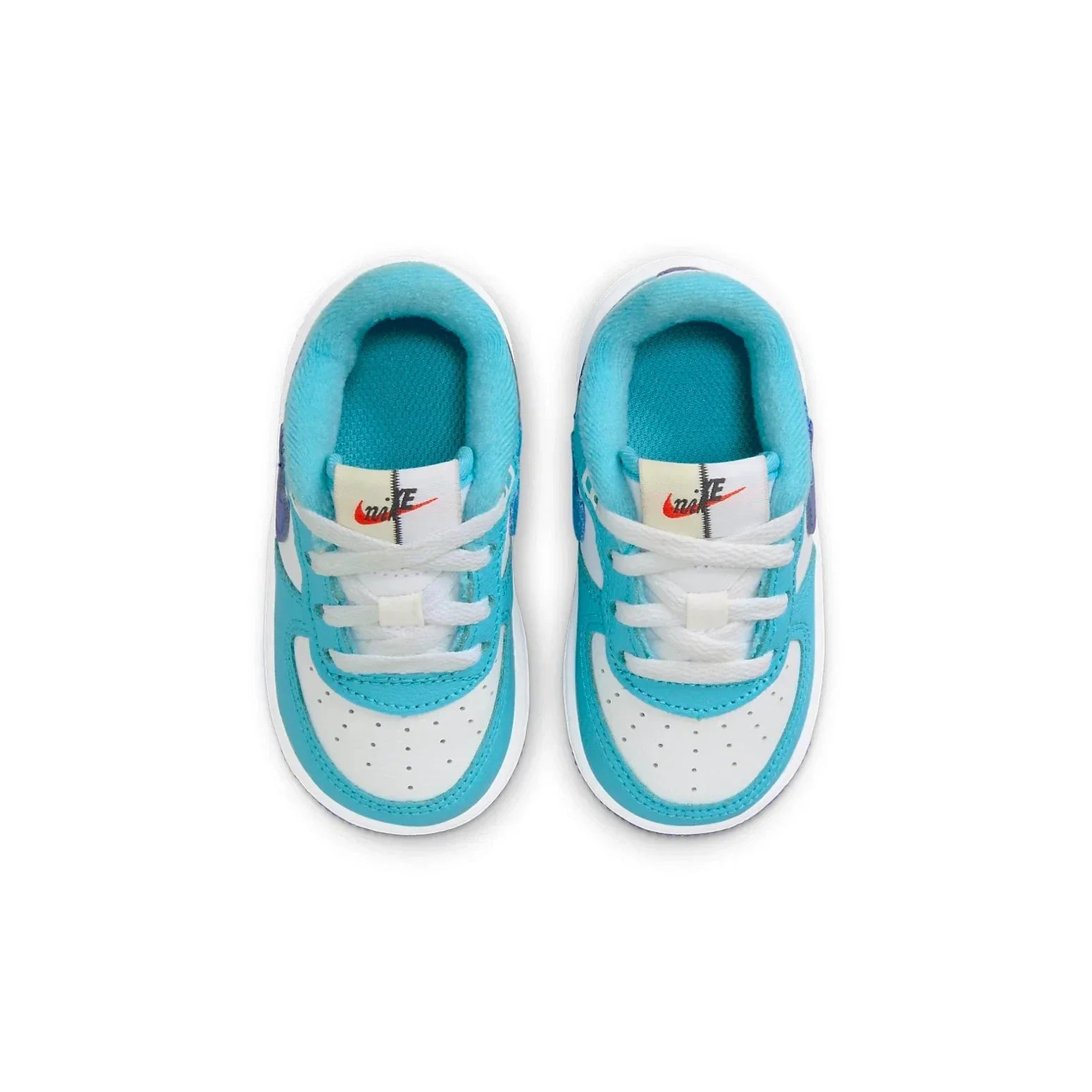 Youth Nike Force LV8 DX215- Sneakers White Blue Lifestyle Shoes HTAT31