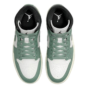 Women's Nike Air Jordan 1 MID Sail/Jade Smoke-Anthracite BQ6472-130