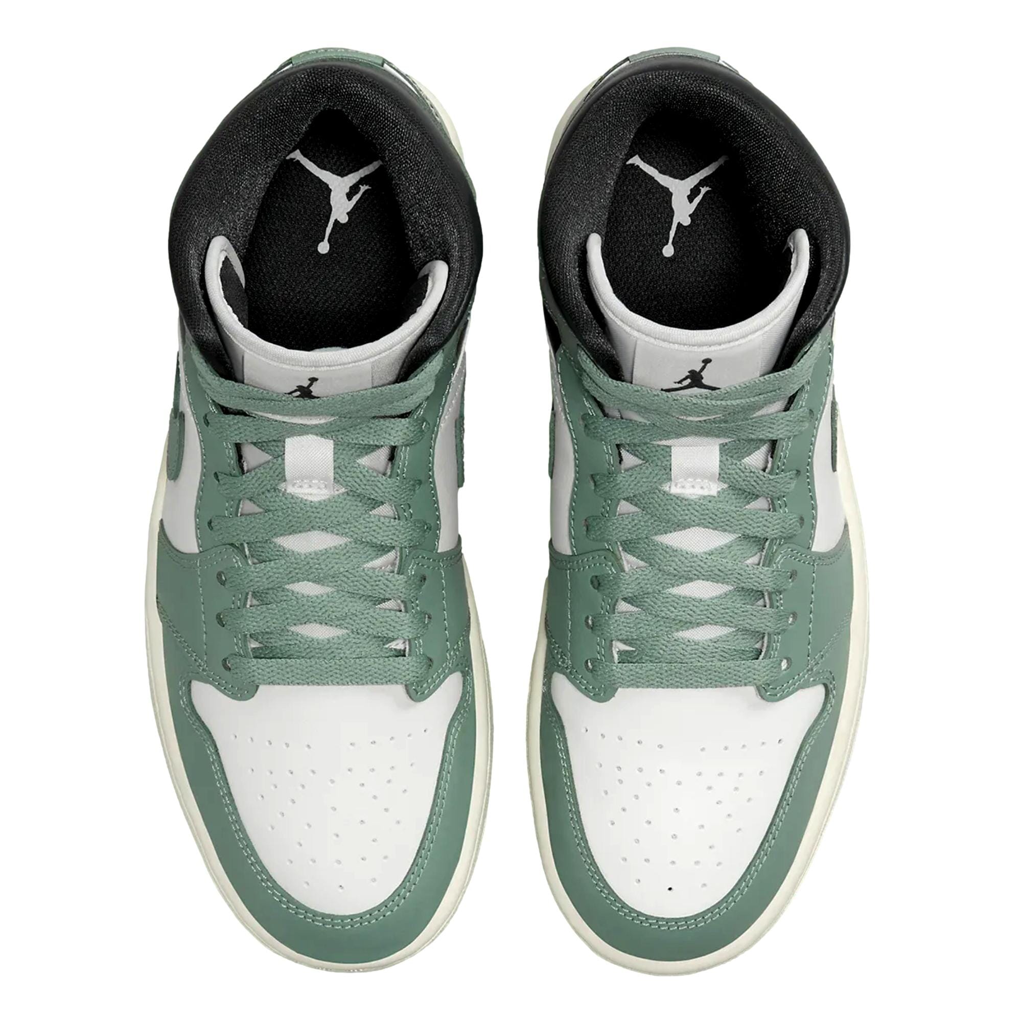 Women's Nike Air Jordan 1 MID Sail/Jade Smoke-Anthracite BQ6472-130