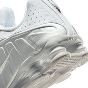 Nike Shox R4 White Bright Crimson Metallic Silver