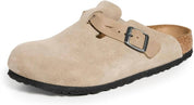 Women's Boston Braid Clogs In Taupe, Tan