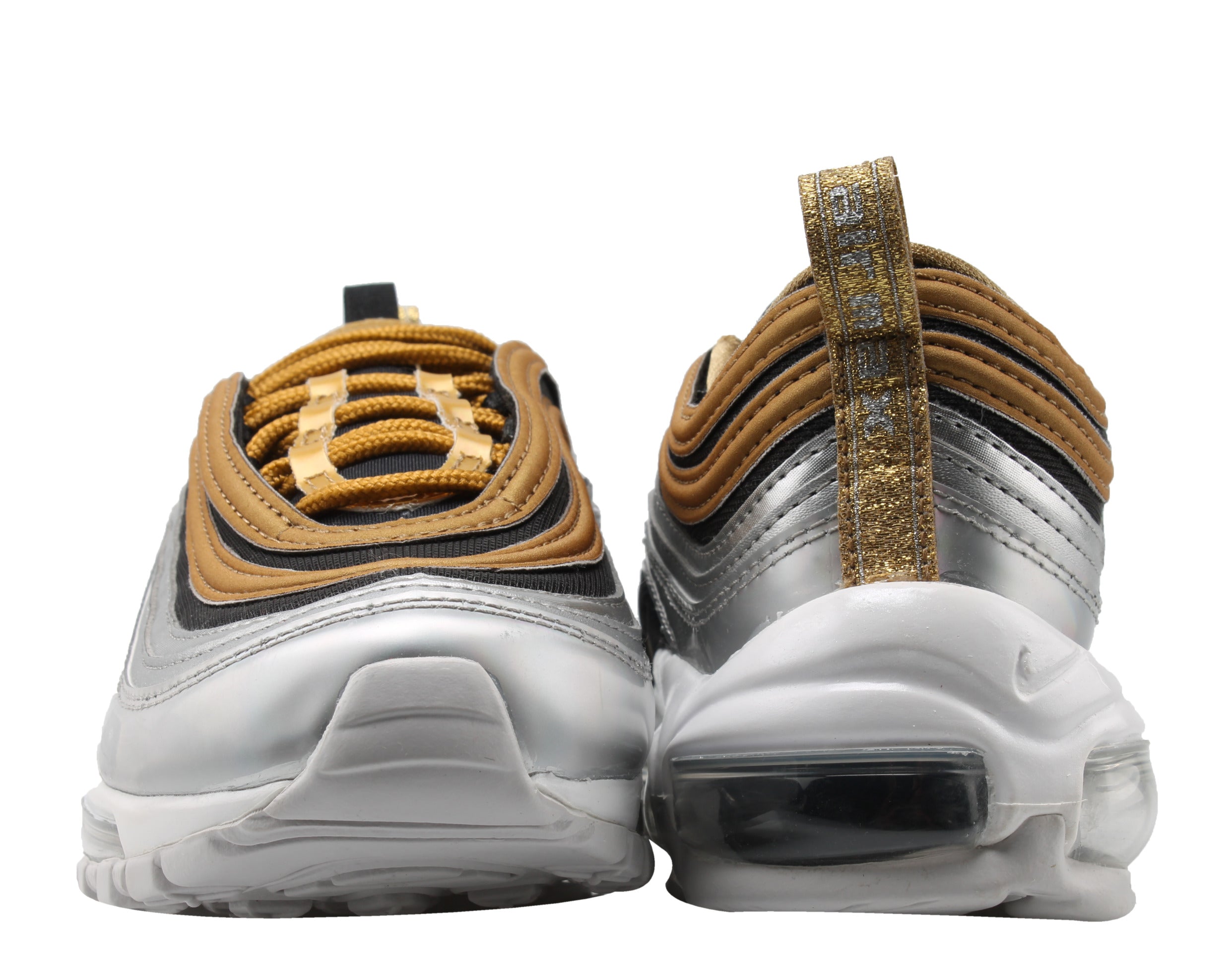 Women's Nike Air Max 97 Metallic Gold/Metallic Gold Running Shoes AQ4137-700