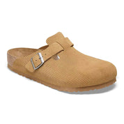 Unisex Boston Clogs In Corduroy Cork Brown