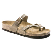Women's Mayar Leather Slide In Brown Brown