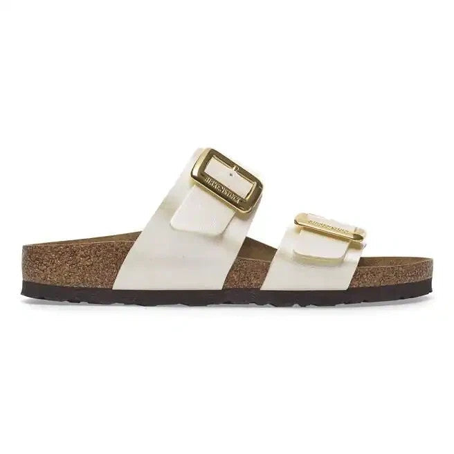 Women's Birkenstock Sydney 1029492 Sandals Pearl White Birko-Flor GAL603