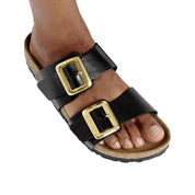 Women's Birkenstock Sydney Cushion Buckle Graceful Licorice 1029457