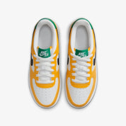 Youth Nike Air Force Low FN8008- Sneakers Yellow Lifestyle Shoes HTAT478