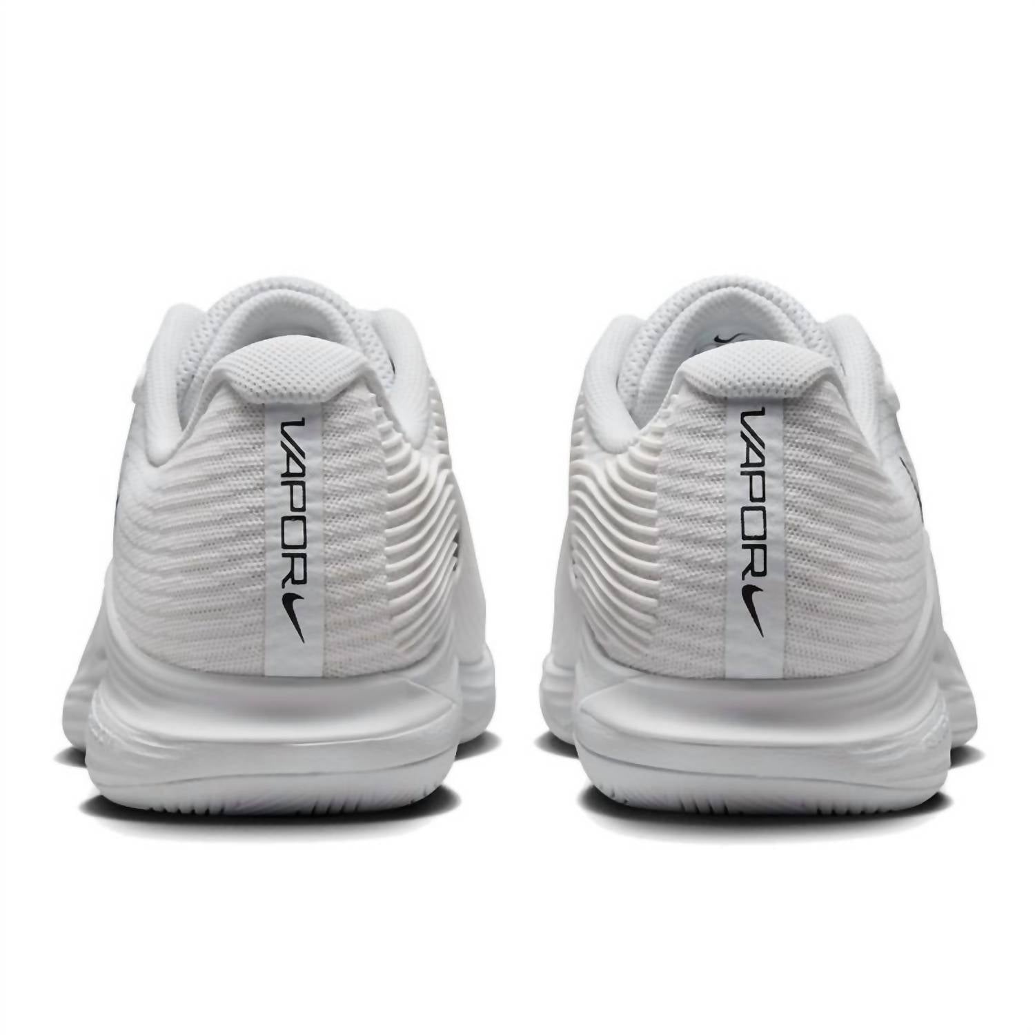 Women's Zoom Vapor 12 Hard Court Tennis Shoes In White / Black / Summit White
