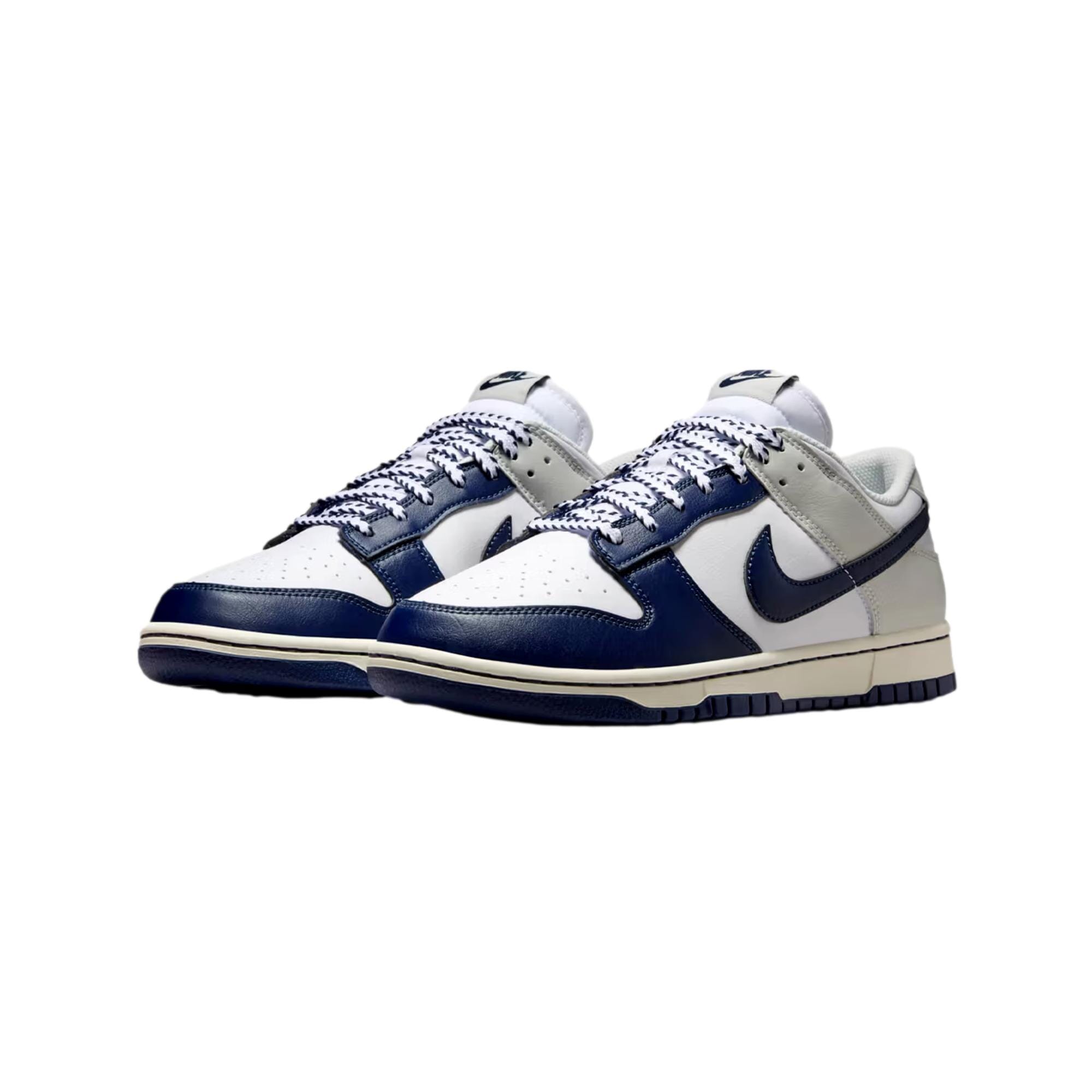 Nike Dunk Low Retro White / Midnight Navy  IM2222-101 Men's