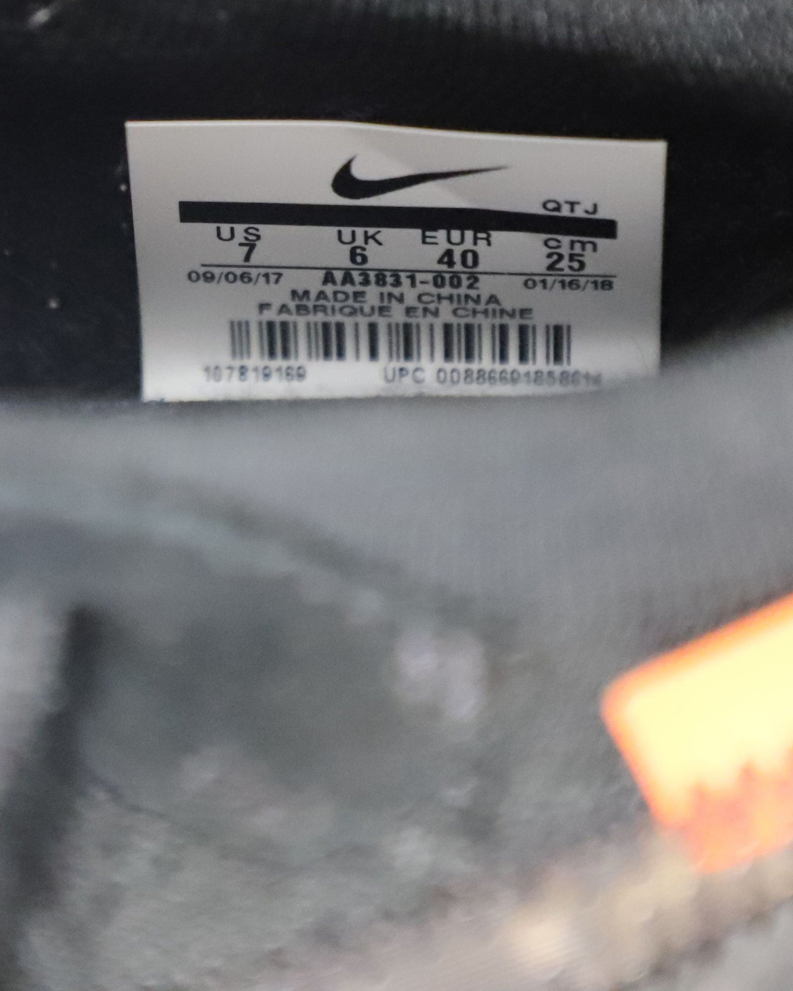 Nike x Off White Vapormax FK Sneakers in Black Polyester