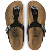 Women's Gizeh Birko-Flor Sandals In Black Patent