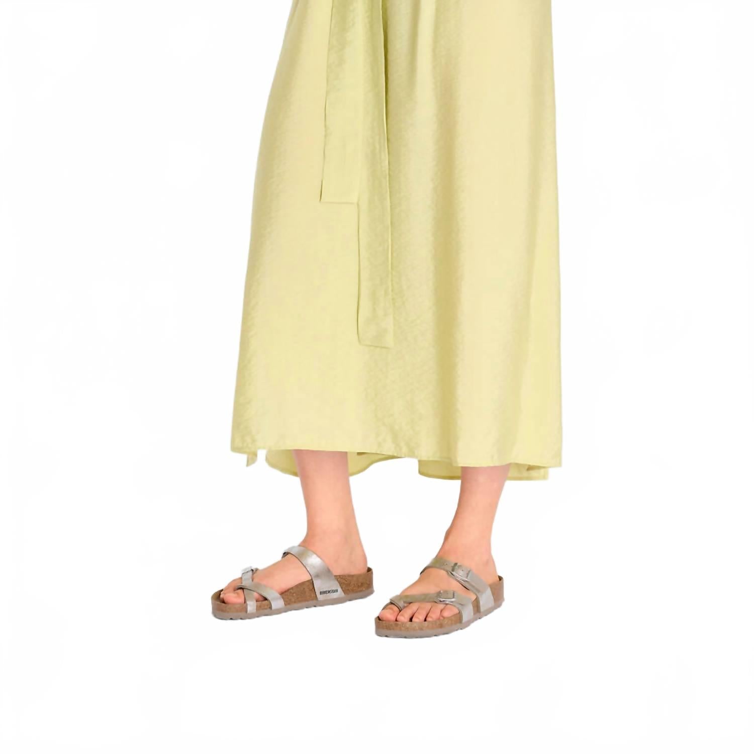 Women's Mayari Sandal In Washed Metallic Silver