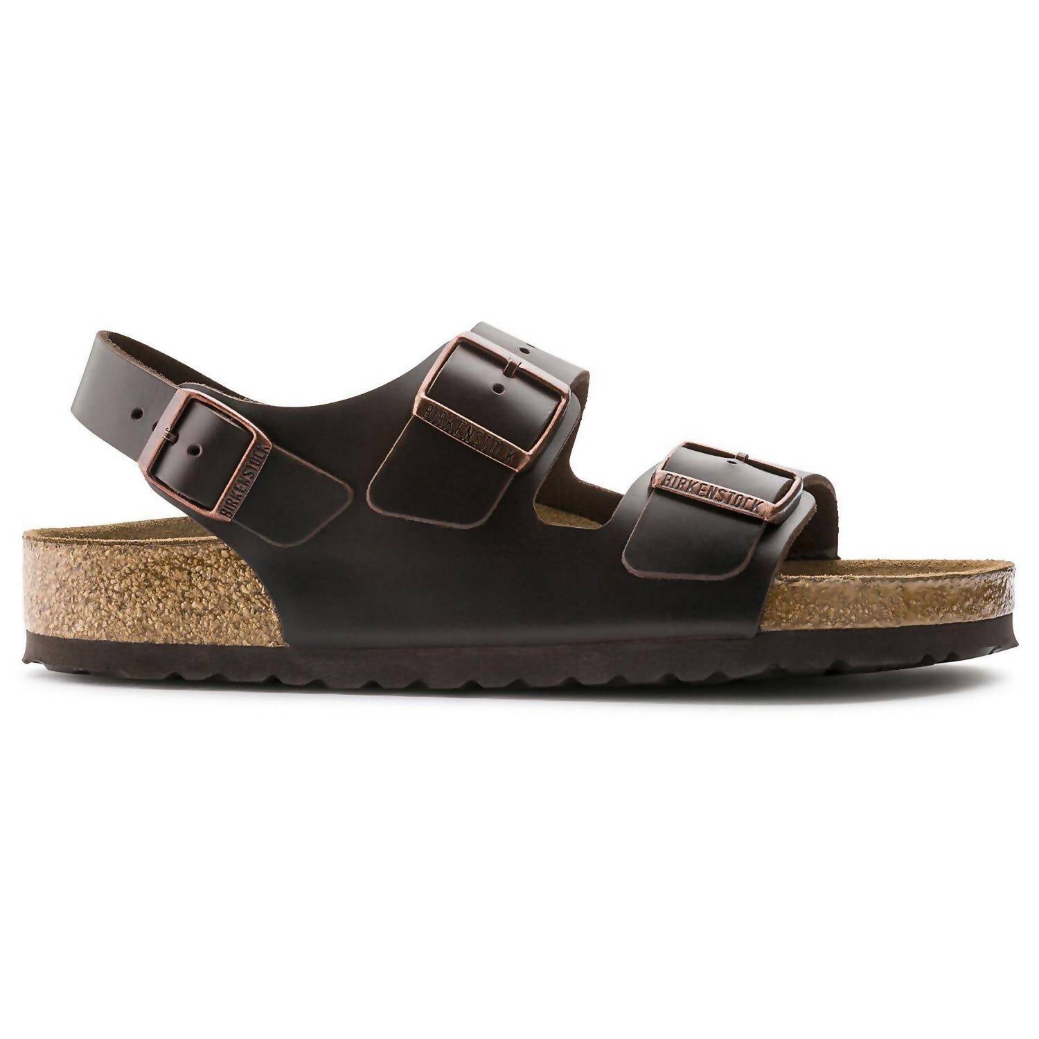 Unisex Milano Soft Footbed Sandals In Brown