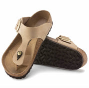 Women's Gizeh Big Buckle Nubuck Leather Sandals In Sandcastle