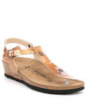 Women's Ashley Metallic Sandal In Copper