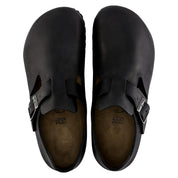 Women's Birkenstock London Oiled Leather Black Oiled Leather 166541