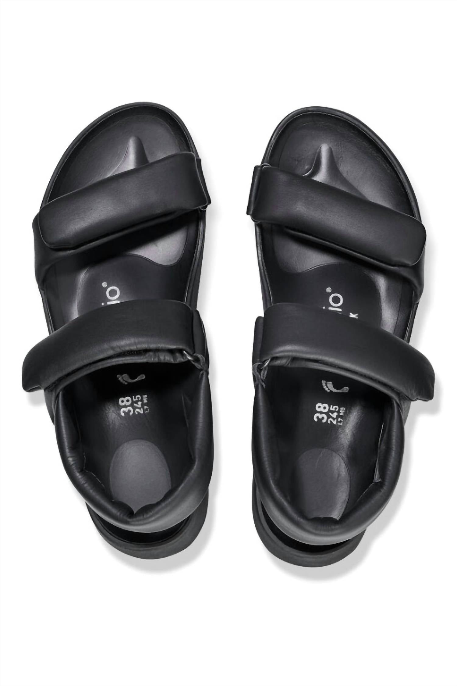 Women's Papillio Theda Natural Leather Platform Sandals In Black