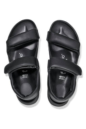 Women's Papillio Theda Natural Leather Platform Sandals In Black