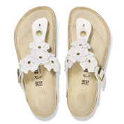 Women's Gizeh Flowers Sandals In White