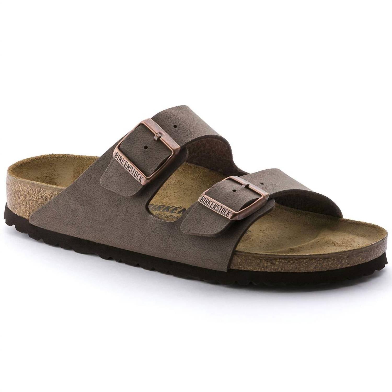 Unisex Arizona Birko-Flor Nubuk Sandals In Mocca