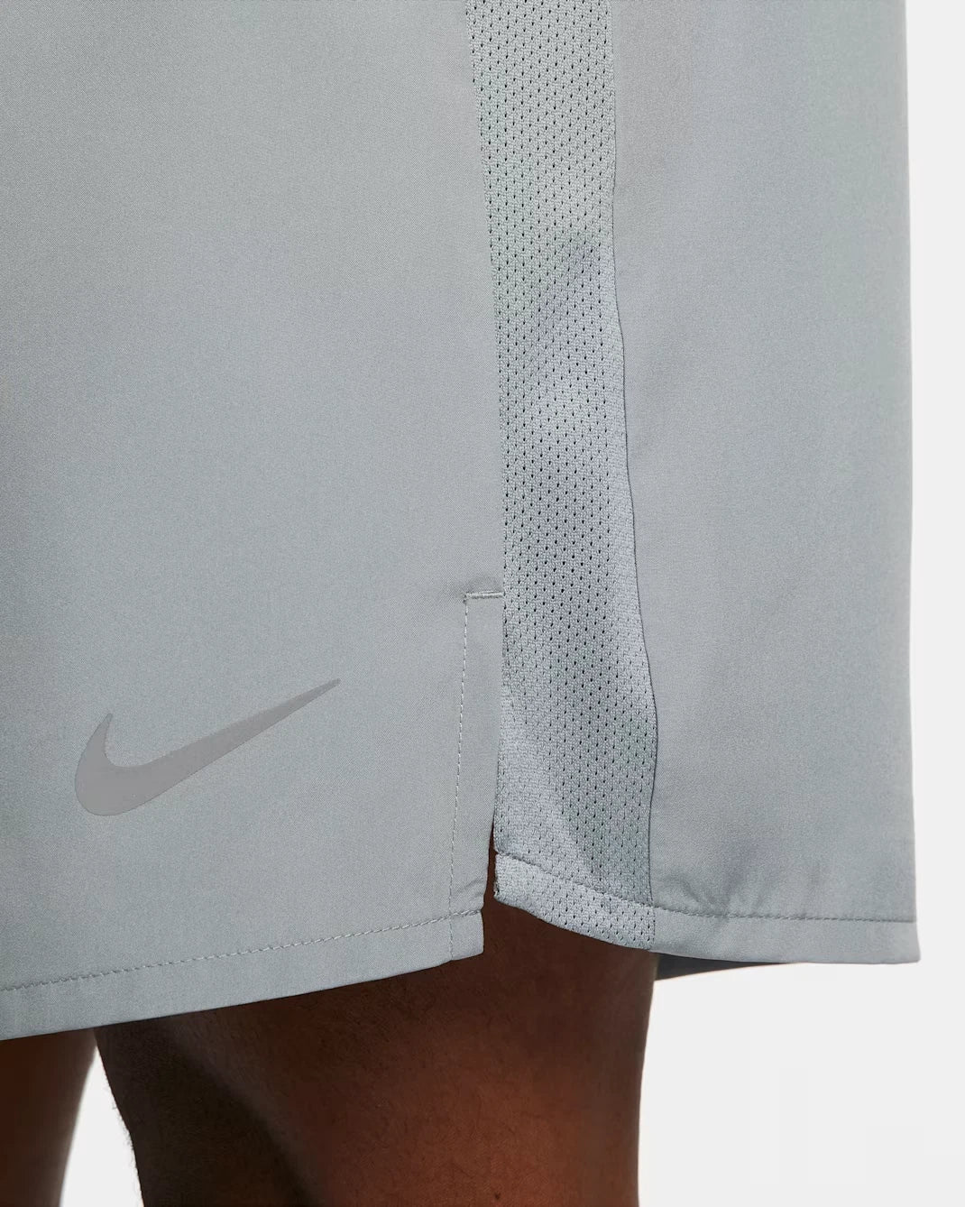 Nike Challenger Running Shorts Men's Smoke Gray Dri-FIT 7" Brief-Lined DSGL 0
