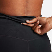 Women's Nike One Running Leggings Black Stretch High Rise Pull On FTS608