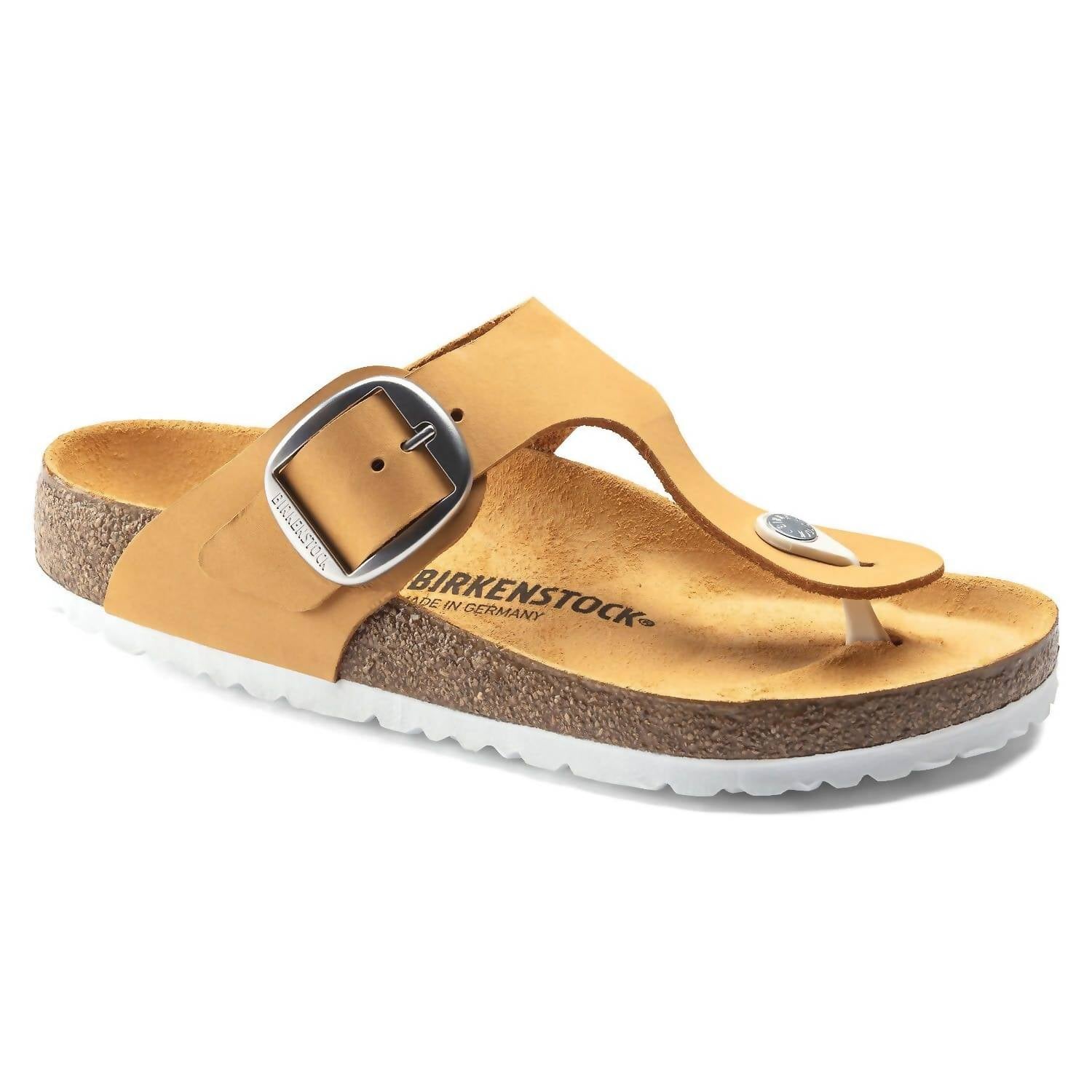 Women's Gizeh Big Buckle Sandal In Apricot