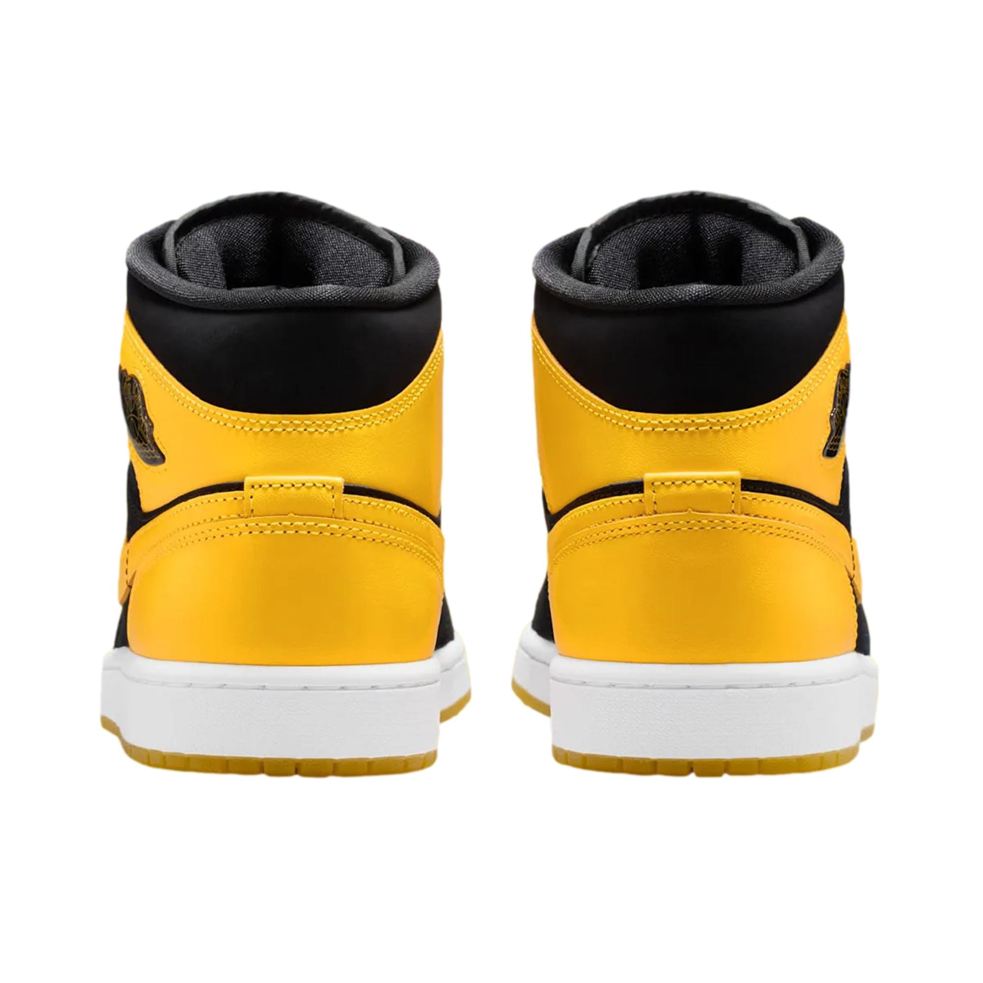 Men's Nike Air Jordan 1 Mid SE Black / Varsity Maize - White HJ6654-071