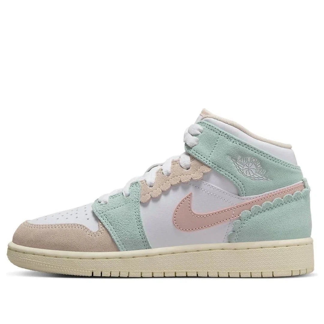 Youth Nike Air Jordan Mid DZ5361- Sneakers Pink Oxford Casual Shoes HTAT8