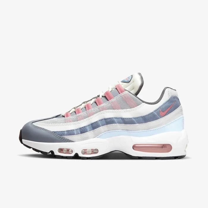 Men's Nike Air Max 95 DM0011-008 Sneakers Vast Gray White Low Top Lifestyle Shoes